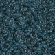 Miyuki rocailles Perlen 11/0 - Semi frosted slate blue lined grey 11-1938
